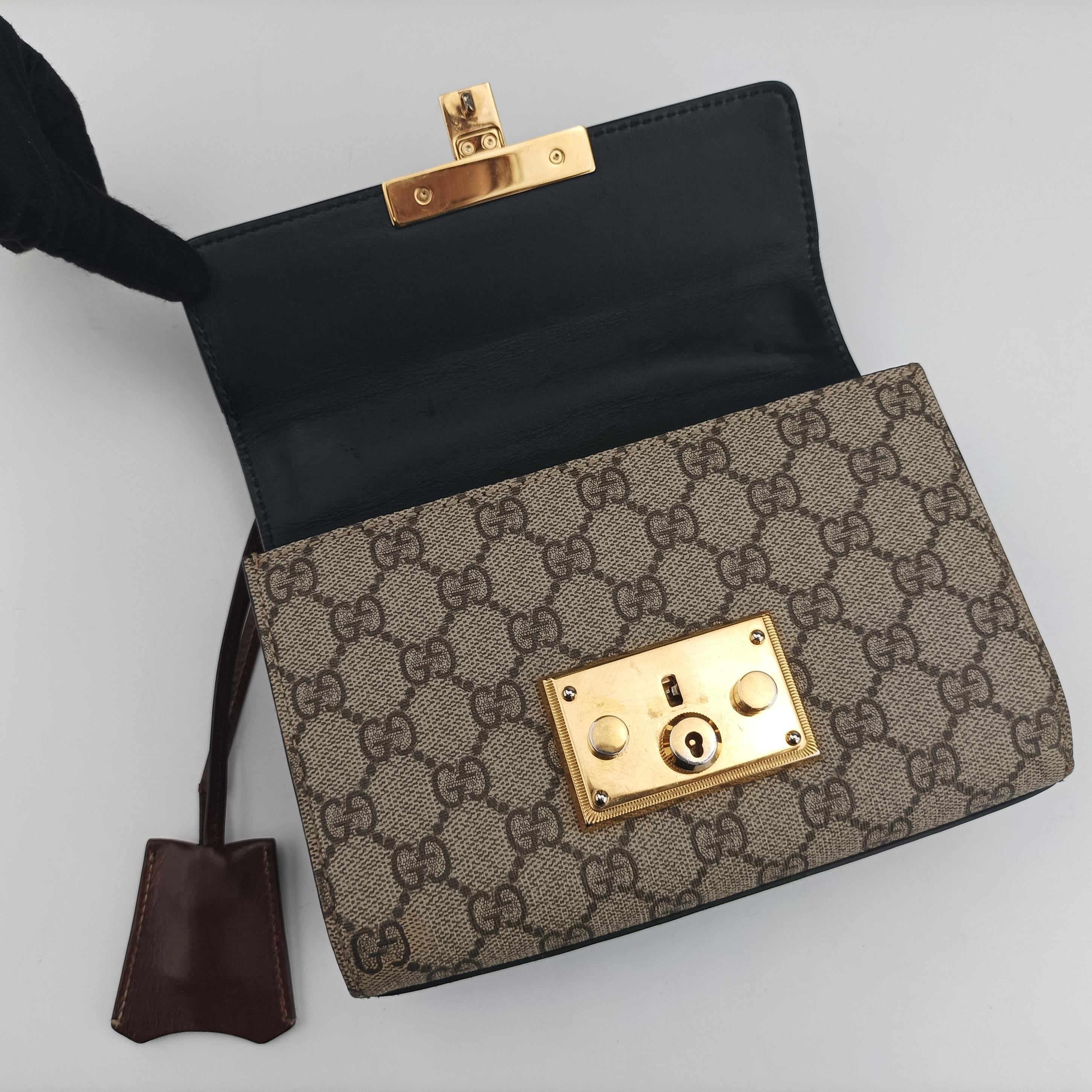 Vintage Gucci Padlock Multicolour Canvas × Leather 409487 shoulderbag | stylenewstar