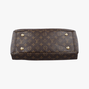 Pre-owned Louis Vuitton PALLAS Monogram / Brown × Pistachio Monogram Canvas×calf leather M41149 shoulderbag | stylenewstar