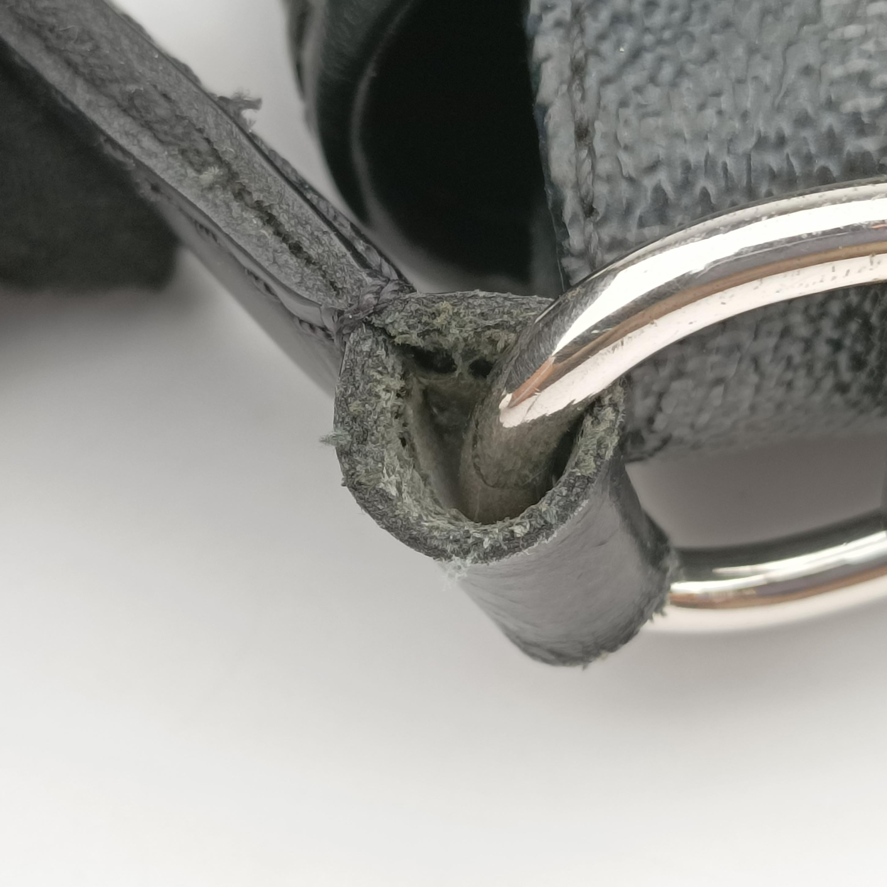 Vintage Louis Vuitton DANIEL MM Noir Damier GRAPHITE N58029 shoulderbag | stylenewstar