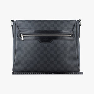 Vintage Louis Vuitton DANIEL MM Noir Damier GRAPHITE N58029 shoulderbag | stylenewstar
