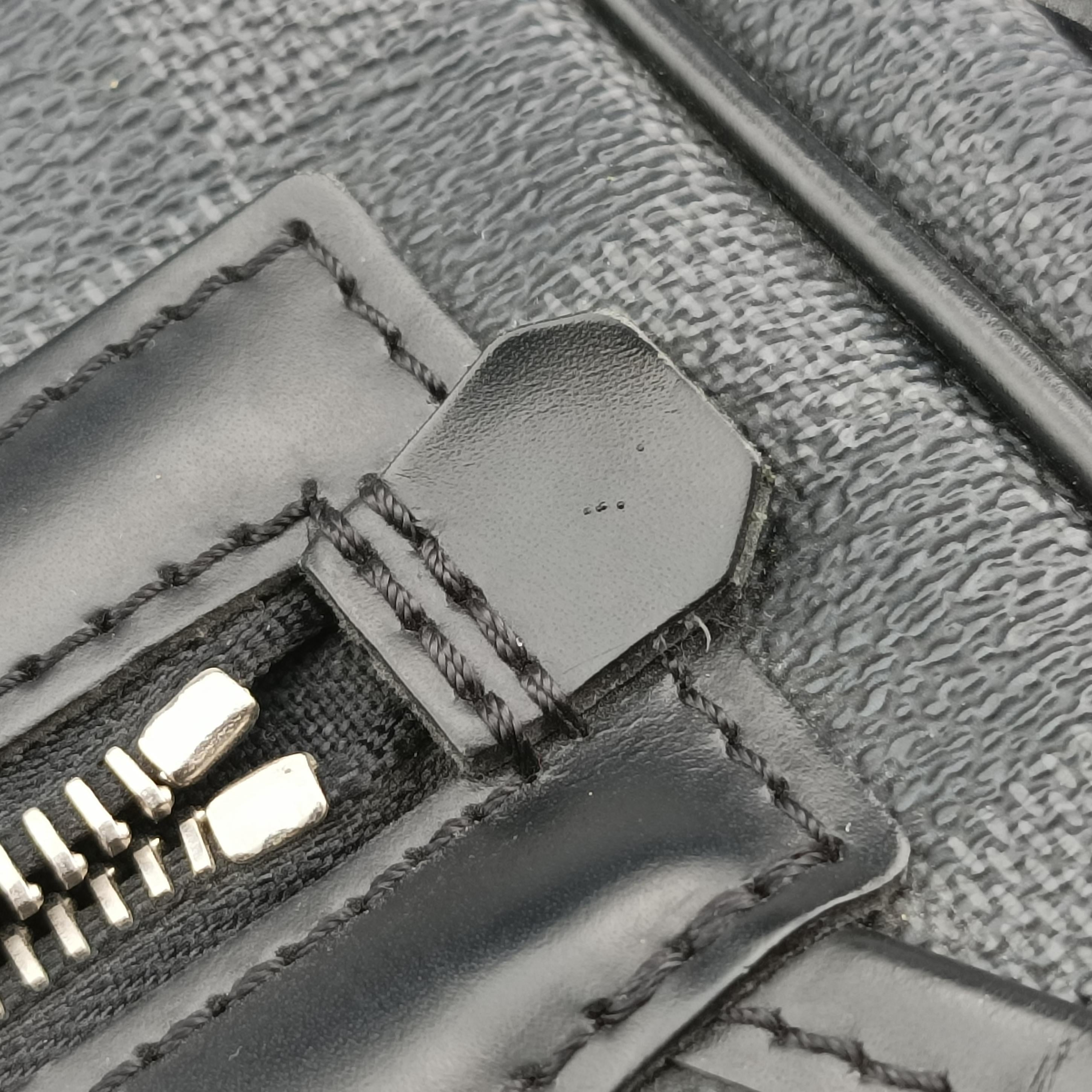 Vintage Louis Vuitton DANIEL MM Noir Damier GRAPHITE N58029 shoulderbag | stylenewstar