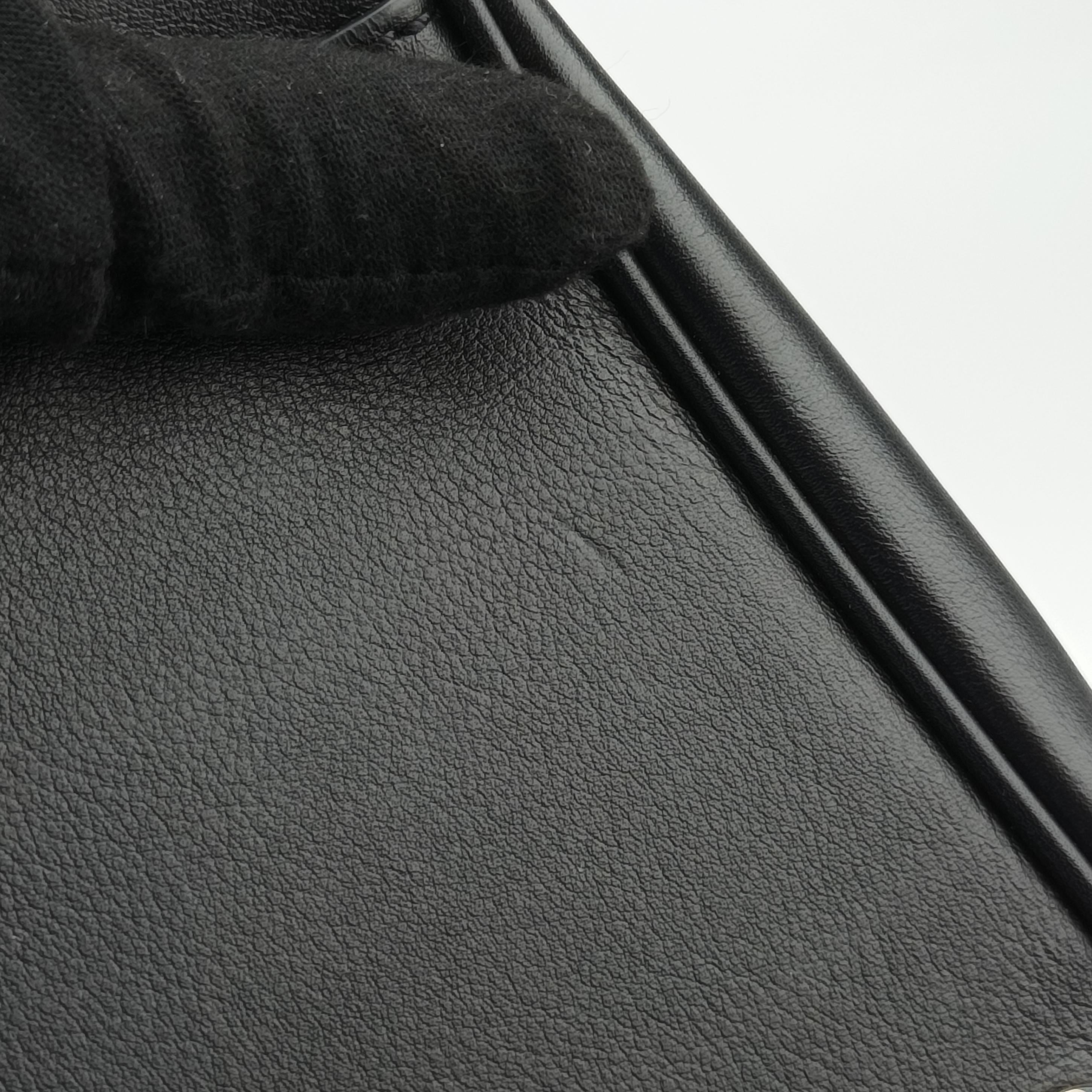 Pre-owned VERSACE Palazzo Empire Red x Blue x Black Leather  shoulderbag | stylenewstar