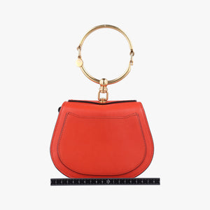 Pre-owned Chloe Bracelet Nile Orange Leather  shoulderbag | stylenewstar