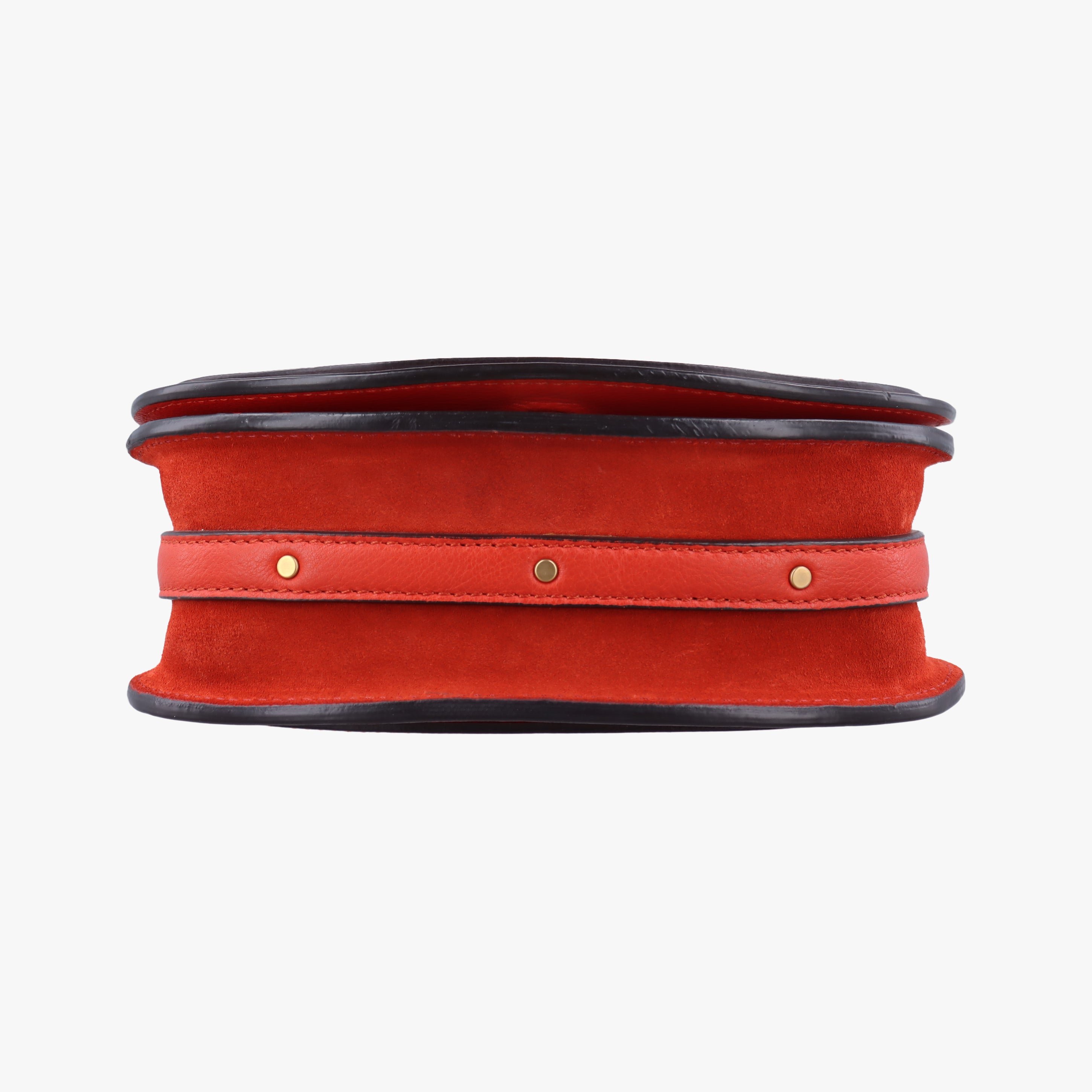 Pre-owned Chloe Bracelet Nile Orange Leather  shoulderbag | stylenewstar