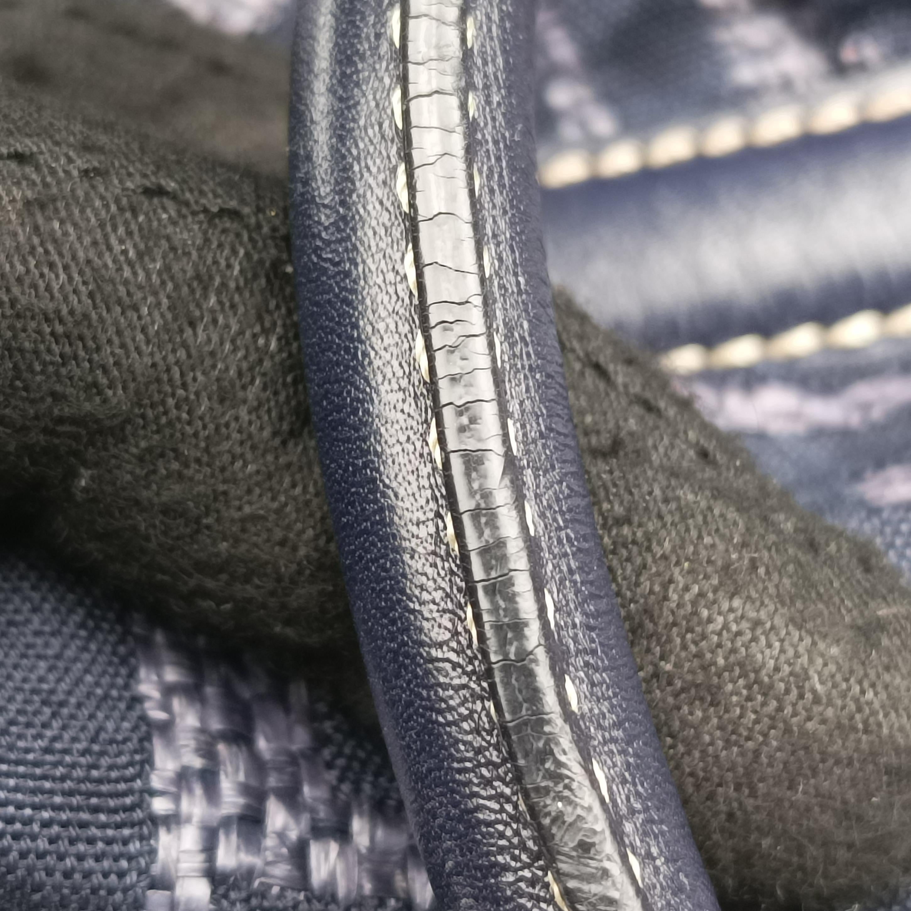 Secondhand Fendi Zucca Print Blue Canvas 8BH186 handbag | stylenewstar