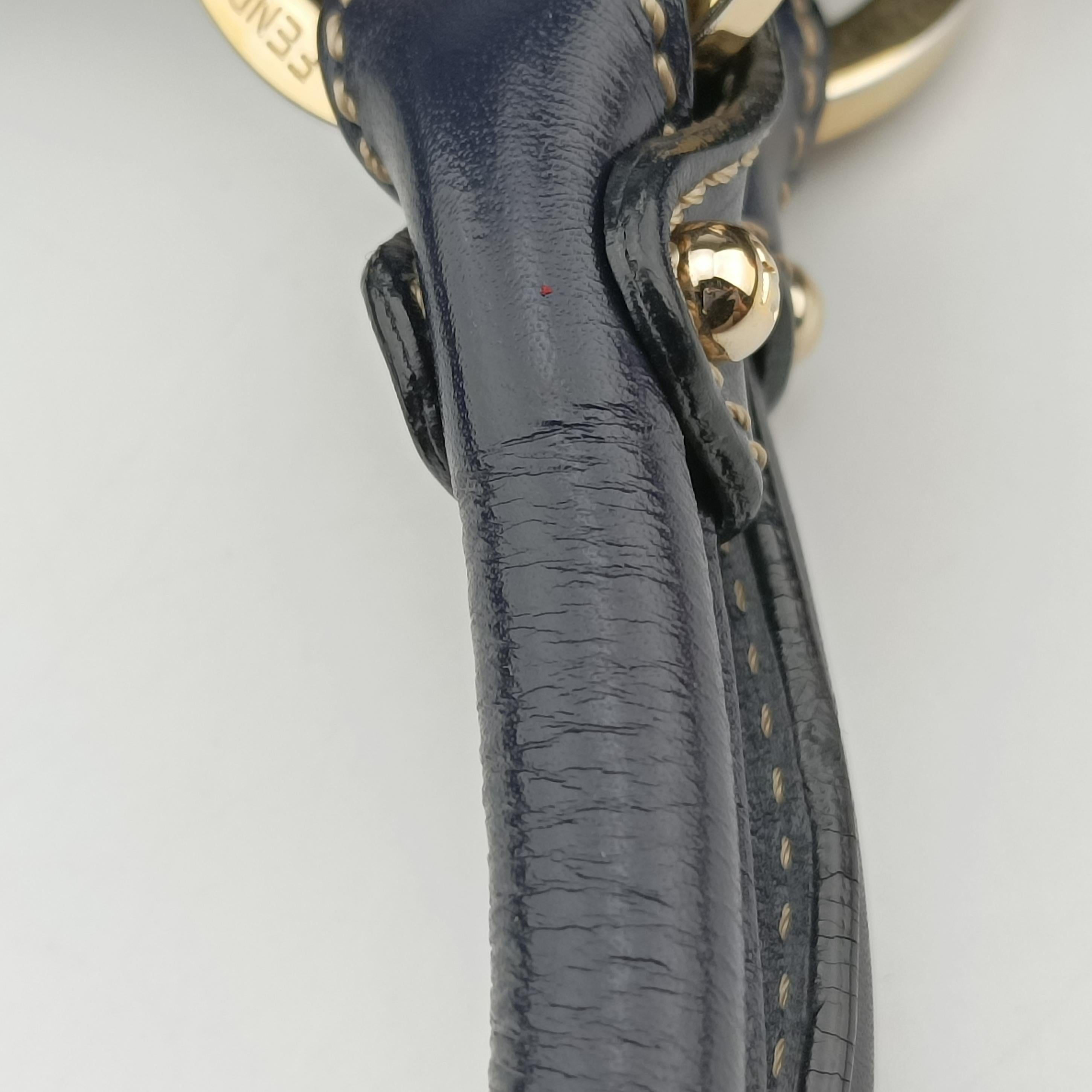 Secondhand Fendi Zucca Print Blue Canvas 8BH186 handbag | stylenewstar