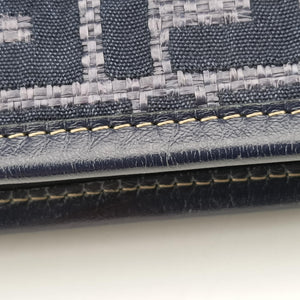 Secondhand Fendi Zucca Print Blue Canvas 8BH186 handbag | stylenewstar