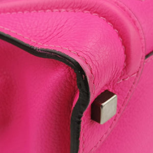 Vintage Celine Luggage Micro shopper Rose leather  handbag | stylenewstar