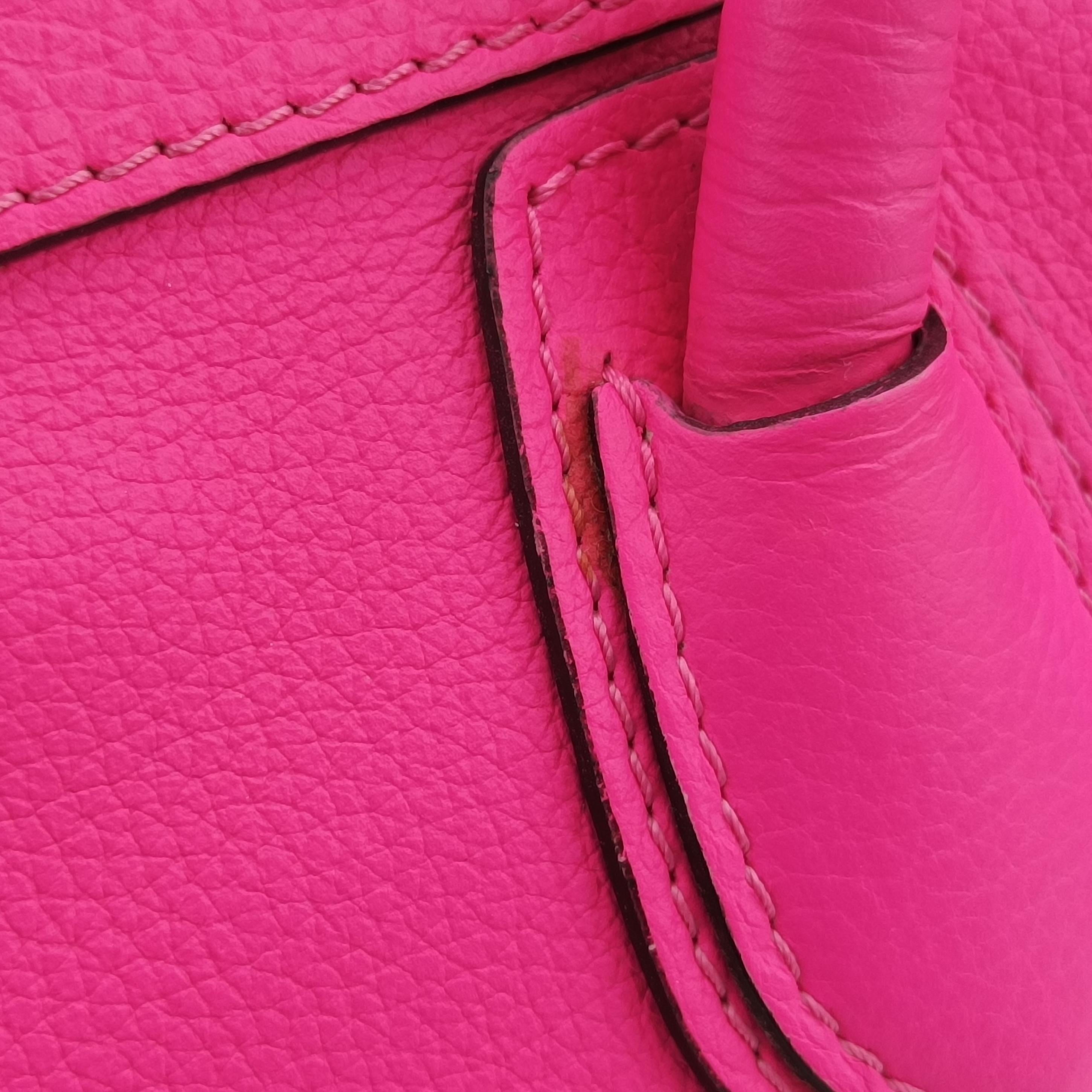 Vintage Celine Luggage Micro shopper Rose leather  handbag | stylenewstar