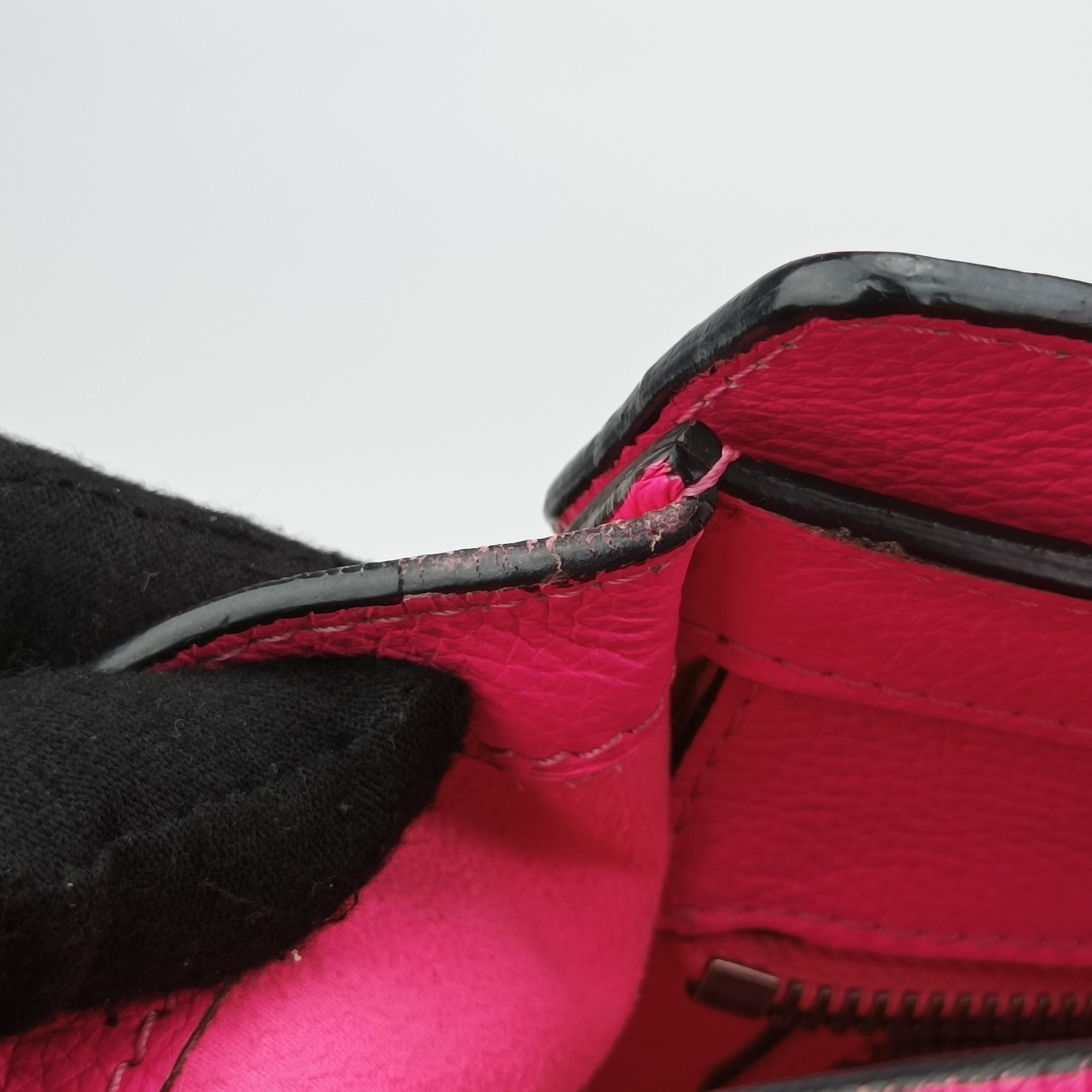 Vintage Celine Luggage Micro shopper Rose leather  handbag | stylenewstar