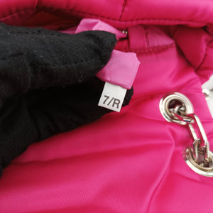 Pre-owned Prada Bomber Chain Rose silk  shoulderbag | stylenewstar