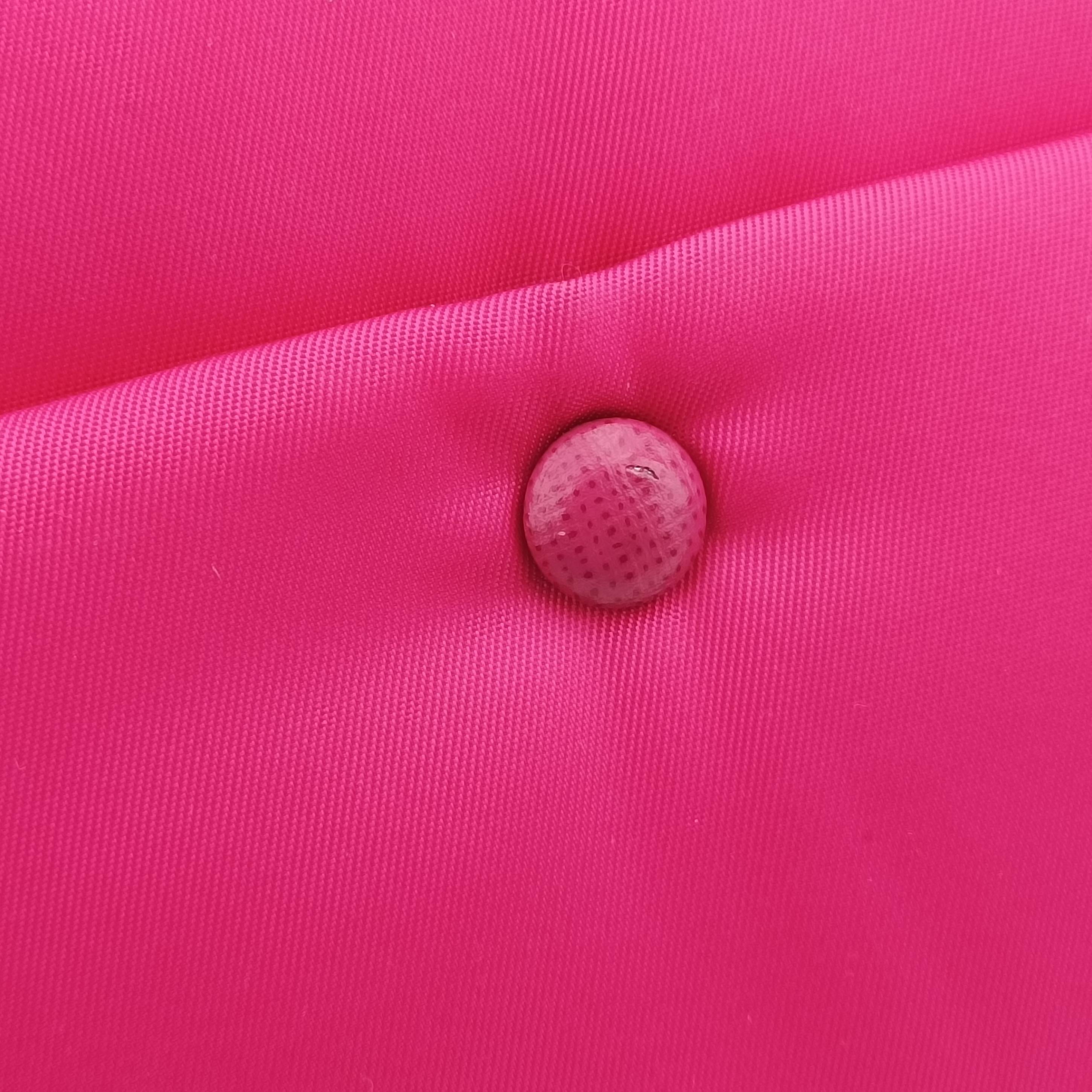 Pre-owned Prada Bomber Chain Rose silk  shoulderbag | stylenewstar