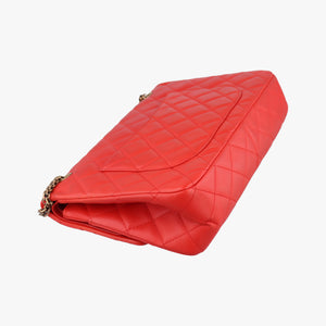 Secondhand Chanel 2.55 double flap Matelasse Red lambskin A37590 shoulderbag | stylenewstar
