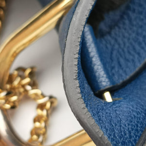 Pre-owned Chloe DREW Navy Leather  shoulderbag | stylenewstar