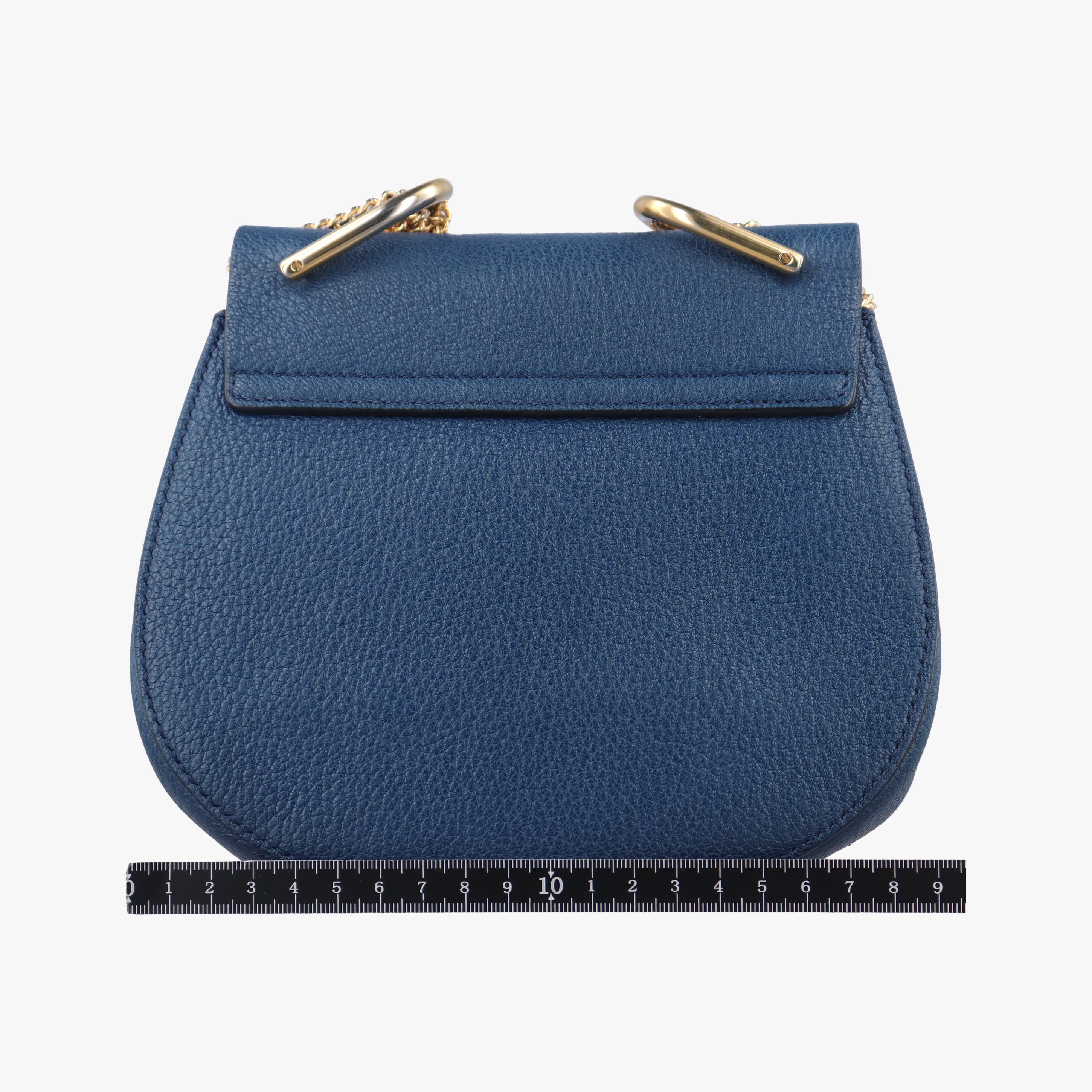 Pre-owned Chloe DREW Navy Leather  shoulderbag | stylenewstar