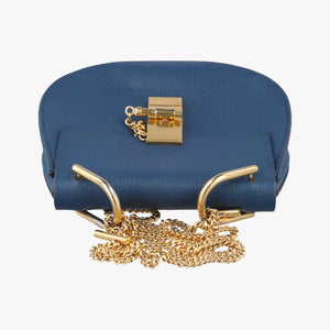 Pre-owned Chloe DREW Navy Leather  shoulderbag | stylenewstar