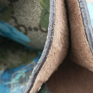 Secondhand Gucci GG Supreme Linea C Blooms GucciGhost Beige x Multicolour PVC coated canvas 414476 shoulderbag | stylenewstar