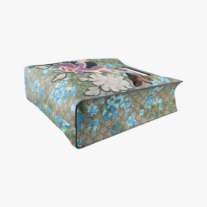 Secondhand Gucci GG Supreme Linea C Blooms GucciGhost Beige x Multicolour PVC coated canvas 414476 shoulderbag | stylenewstar