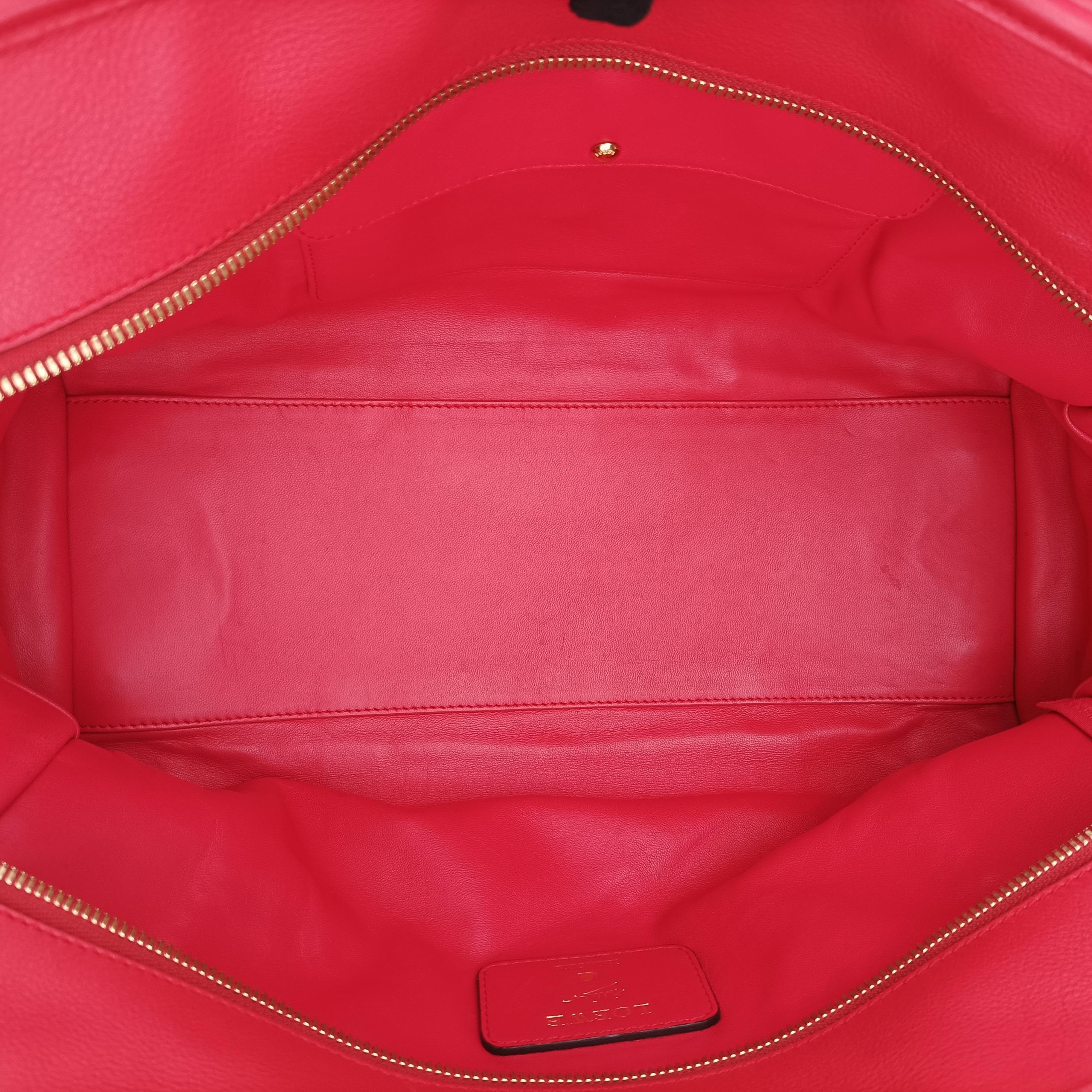 Secondhand Loewe Amazona Red Leather  handbag | stylenewstar