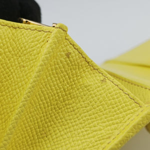 Pre-owned Dolce & Gabbana SICILY Yellow Leather  shoulderbag | stylenewstar