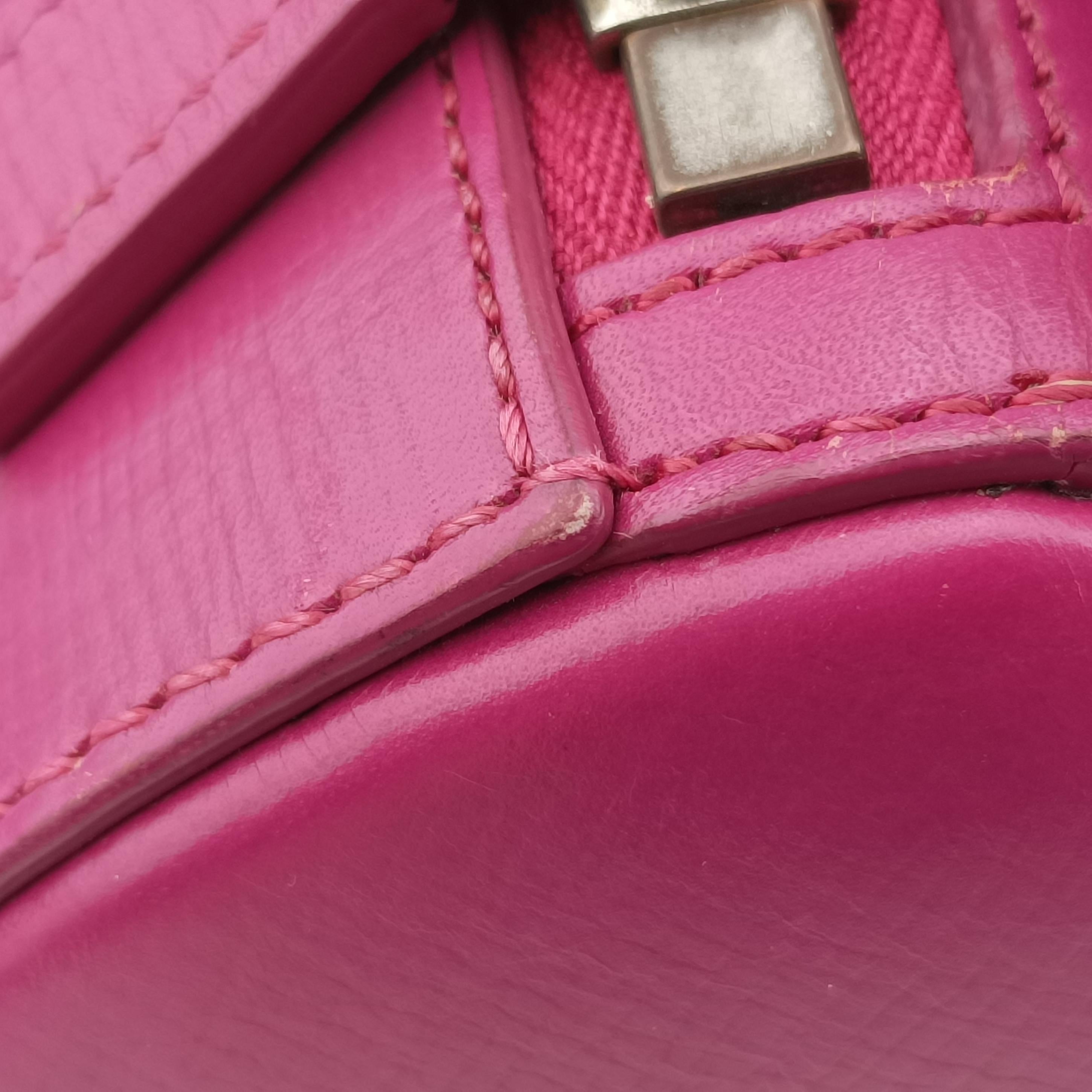 Pre-owned Givenchy Pandora Rose Leather  shoulderbag | stylenewstar