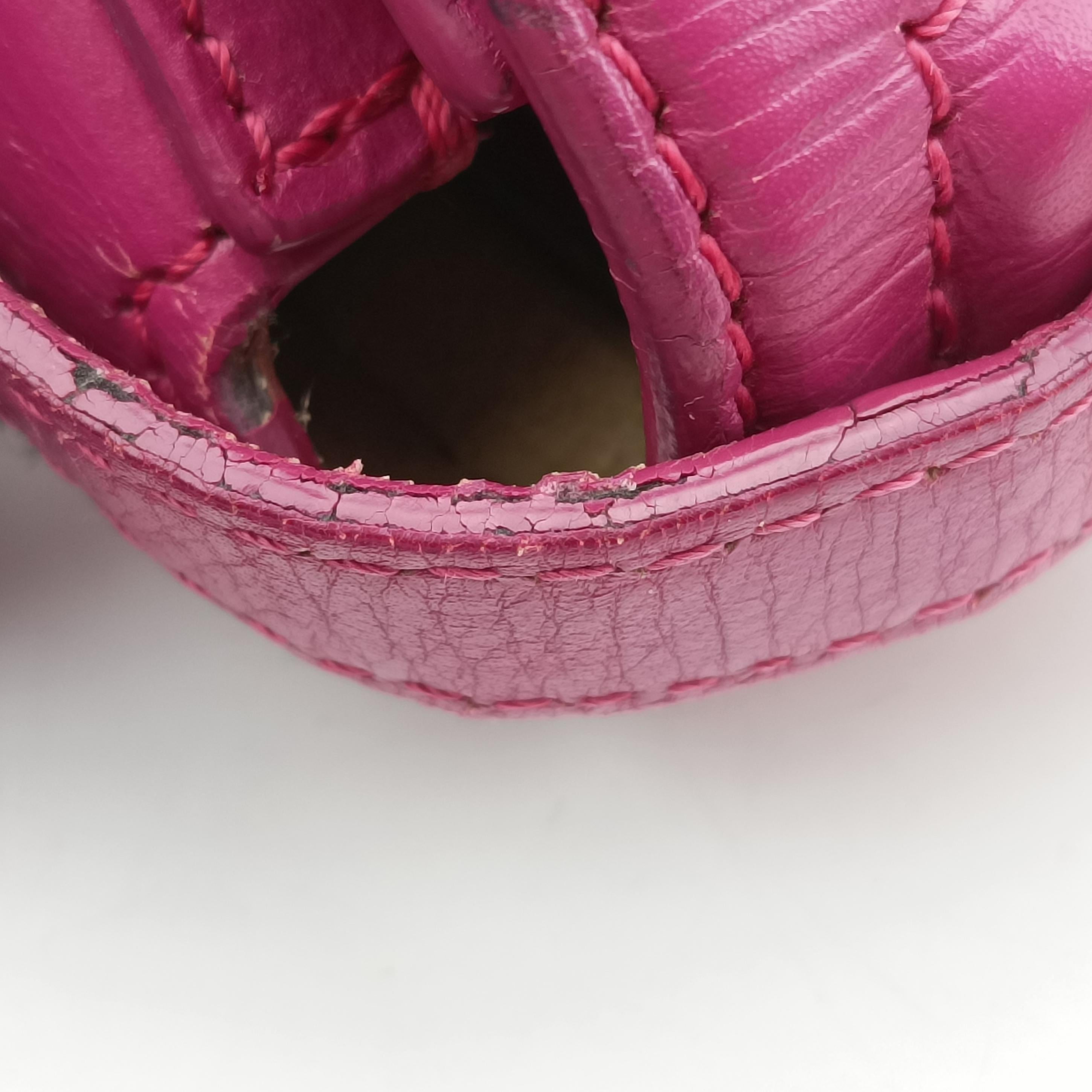 Pre-owned Givenchy Pandora Rose Leather  shoulderbag | stylenewstar