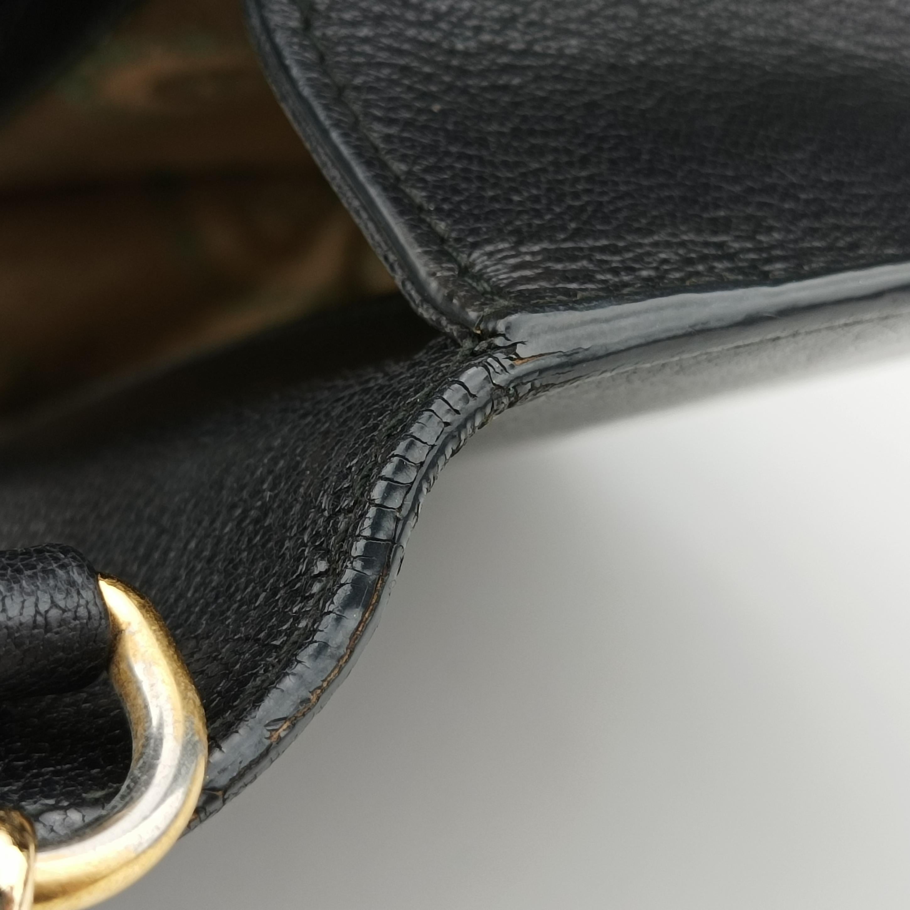 Pre-owned Gucci Ottilia Black×Multicolour Leather×snakeskin 488715 shoulderbag | stylenewstar