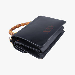 Pre-owned Gucci Ottilia Black×Multicolour Leather×snakeskin 488715 shoulderbag | stylenewstar