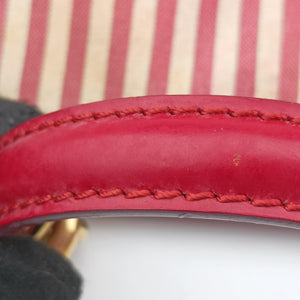 Pre-owned Dolce & Gabbana SICILY Multicolour Snakeskin × Fur × Canvas  shoulderbag | stylenewstar