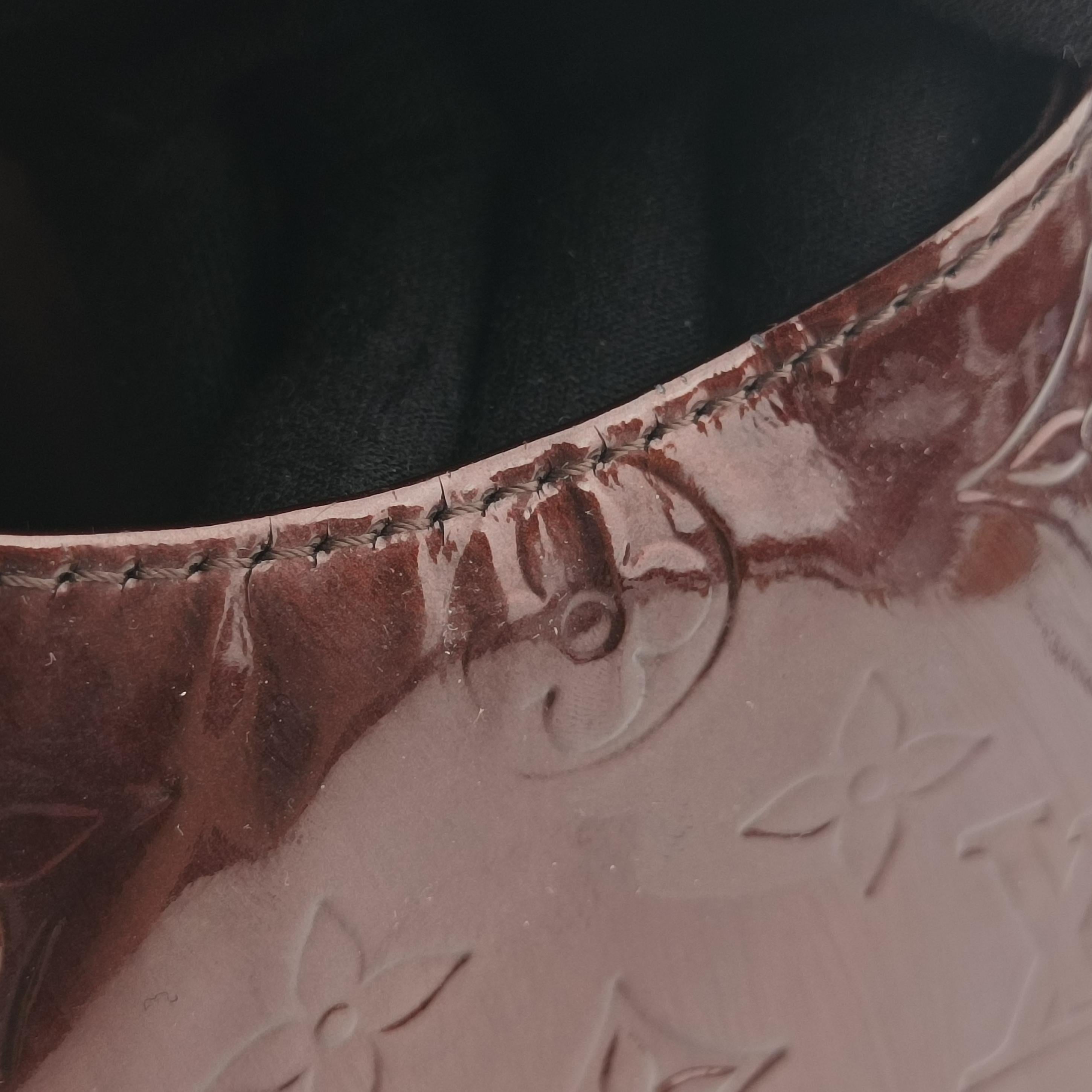 Pre-owned Louis Vuitton Brea MM Amarante Vernis M91619 shoulderbag | stylenewstar