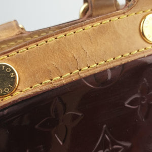 Pre-owned Louis Vuitton Brea MM Amarante Vernis M91619 shoulderbag | stylenewstar