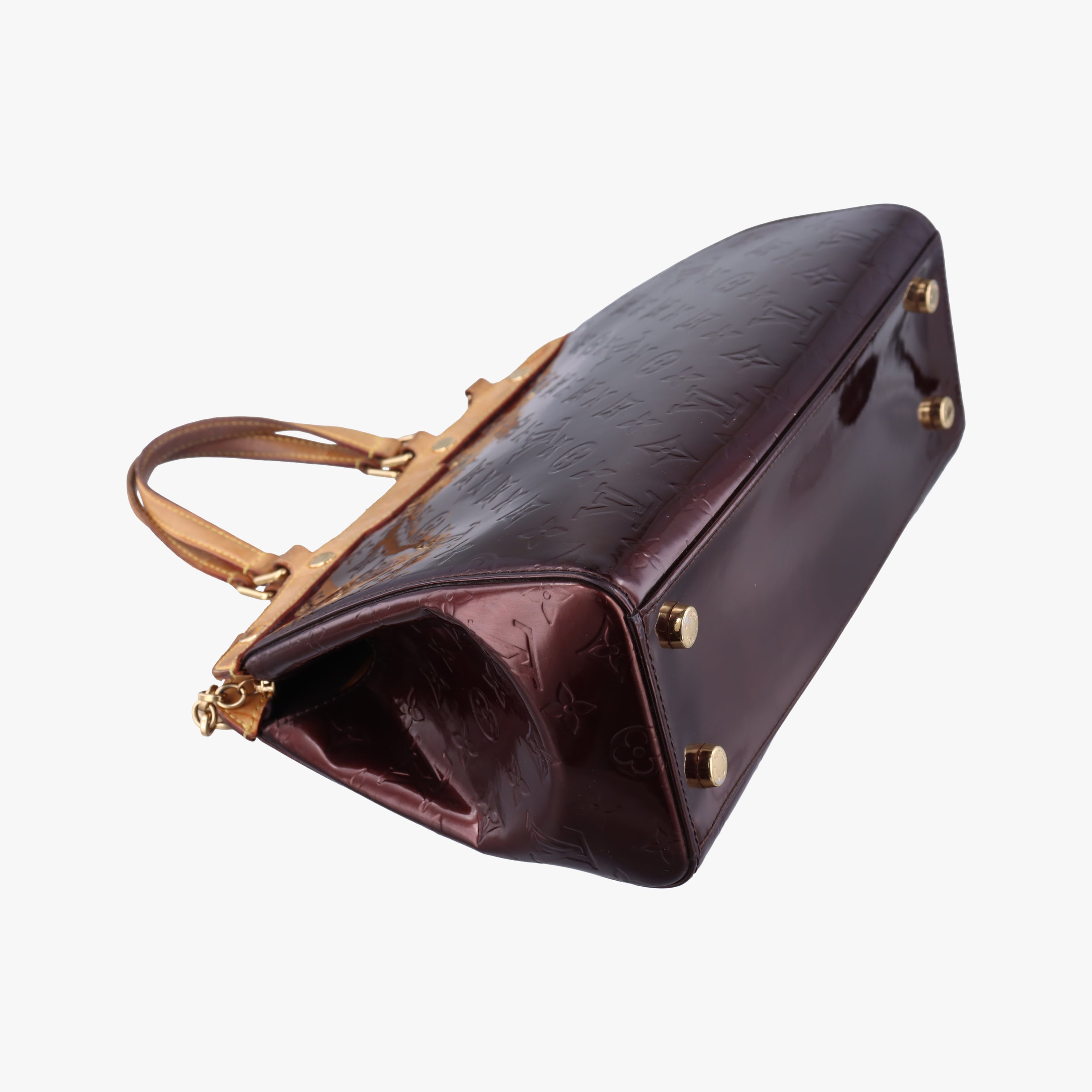 Pre-owned Louis Vuitton Brea MM Amarante Vernis M91619 shoulderbag | stylenewstar