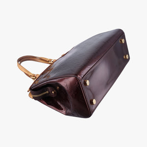 Pre-owned Louis Vuitton Brea MM Amarante Vernis M91619 shoulderbag | stylenewstar