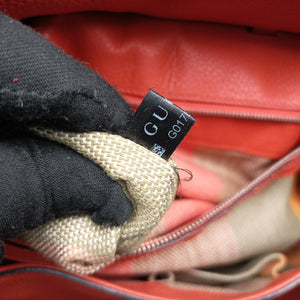 Vintage Gucci Bamboo Daily Orange Leather 370830 shoulderbag | stylenewstar