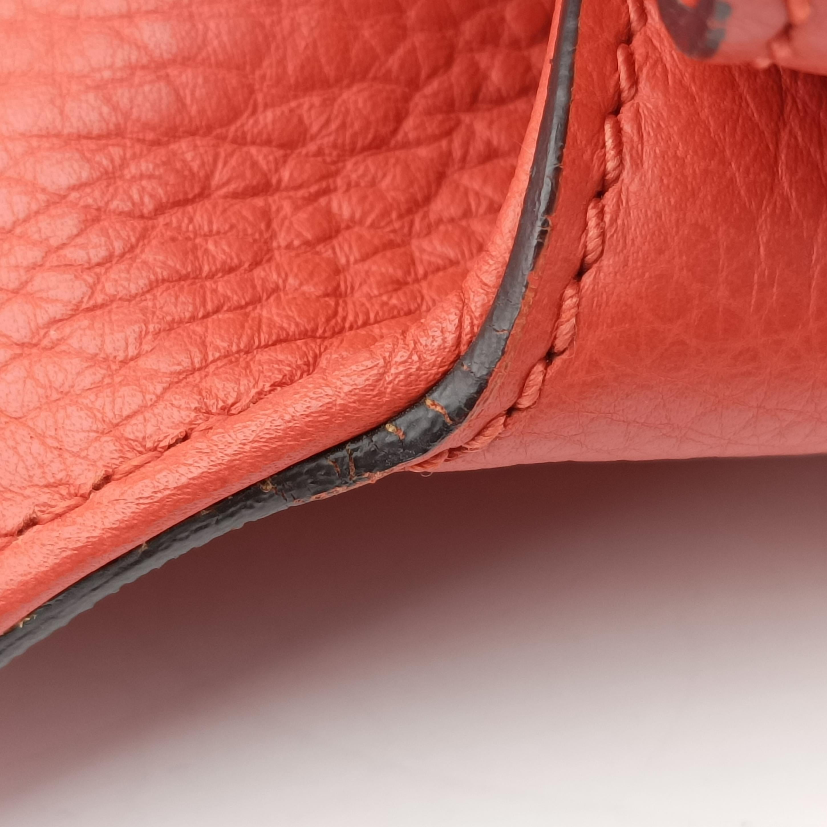 Vintage Gucci Bamboo Daily Orange Leather 370830 shoulderbag | stylenewstar