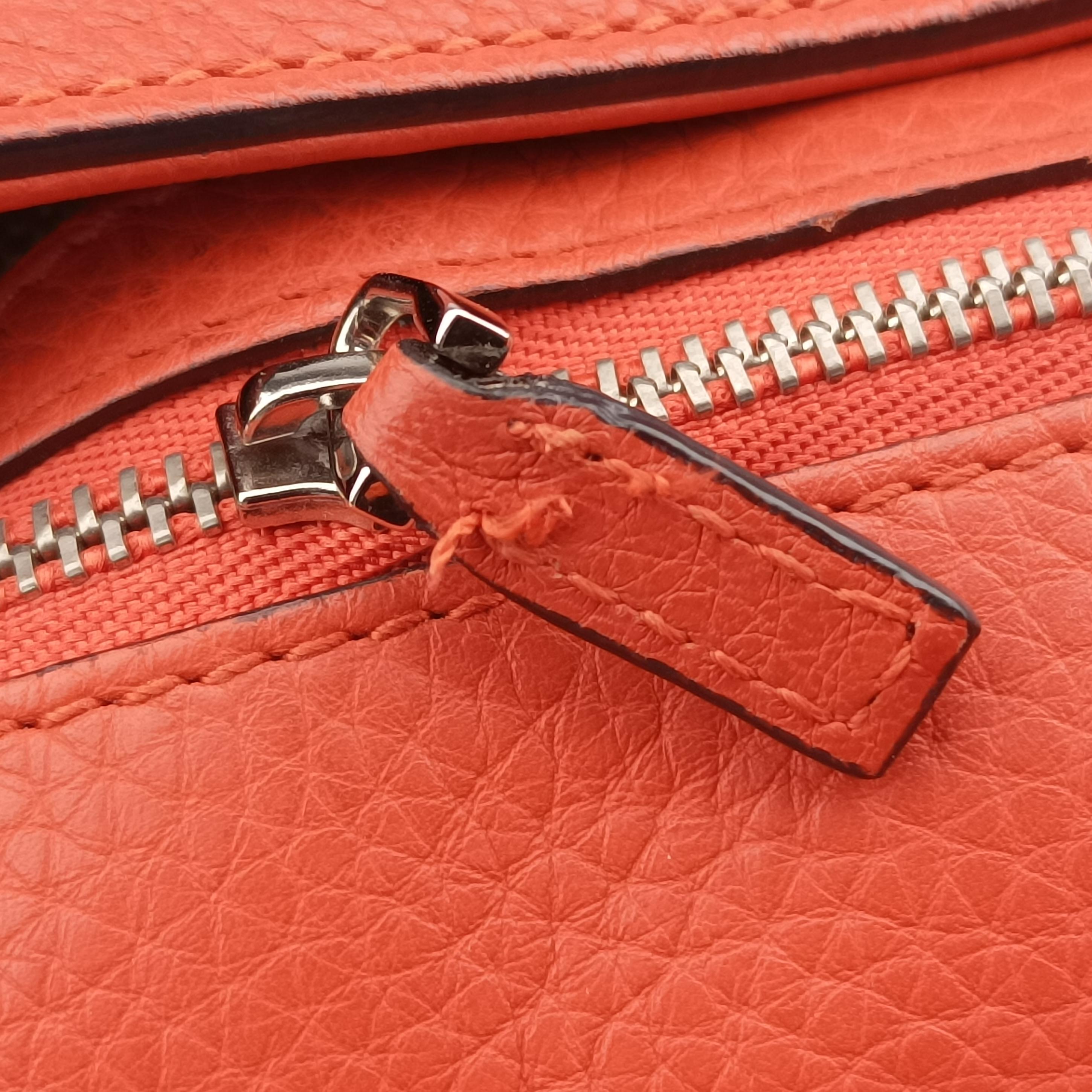 Vintage Gucci Bamboo Daily Orange Leather 370830 shoulderbag | stylenewstar