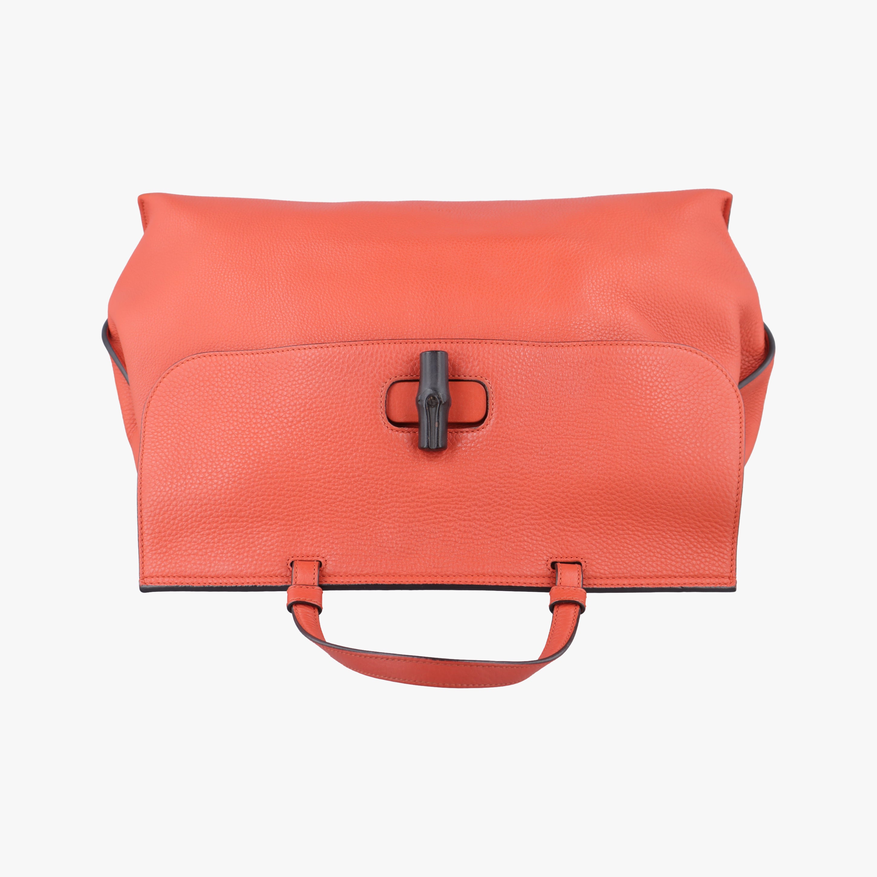 Vintage Gucci Bamboo Daily Orange Leather 370830 shoulderbag | stylenewstar