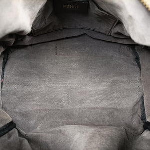 Pre-owned Fendi Zucchino Glitter Logo Multicolour canvas 8BL068 handbag | stylenewstar