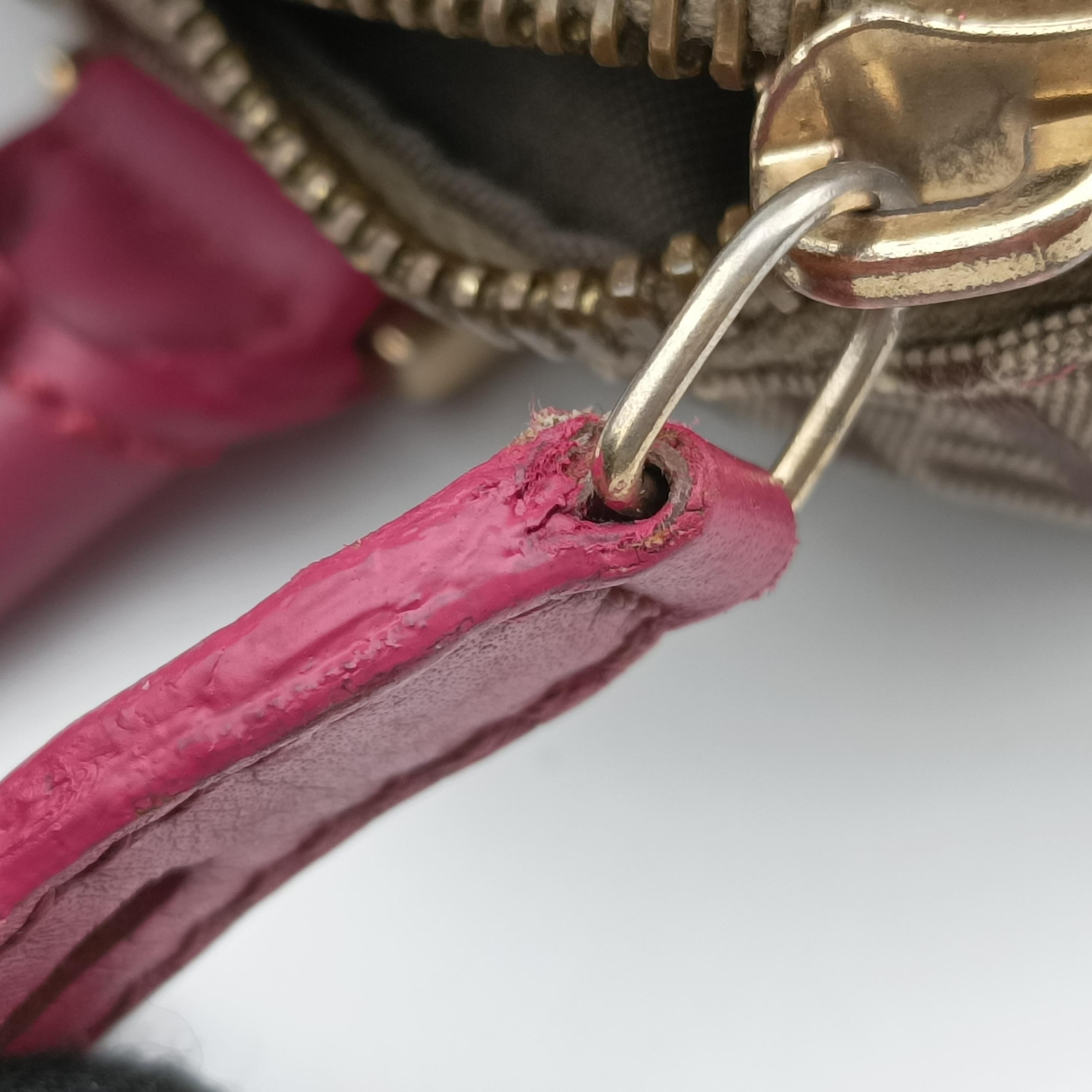 Pre-owned Fendi Zucchino Glitter Logo Multicolour canvas 8BL068 handbag | stylenewstar