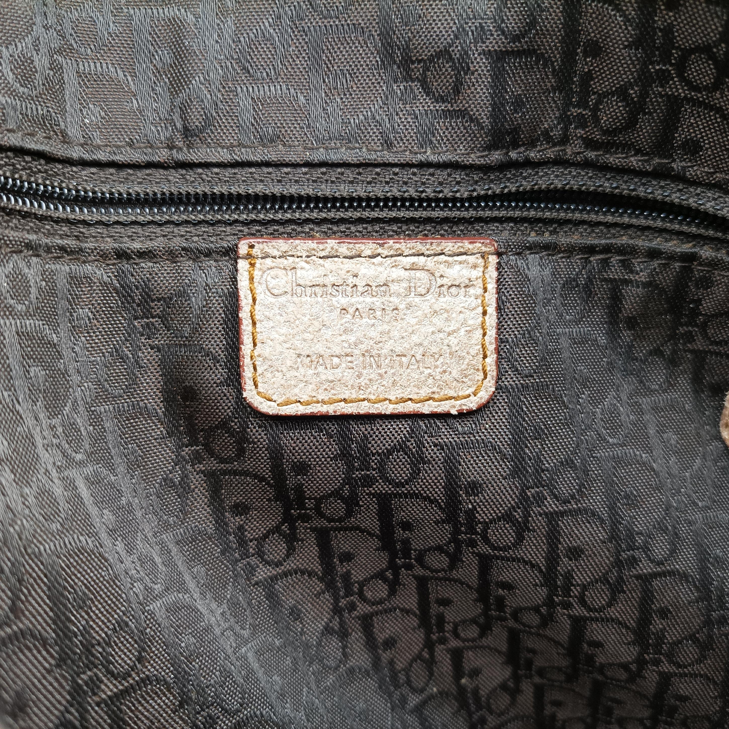 Pre-owned Christian Dior Gaucho Golden Leather  handbag | stylenewstar