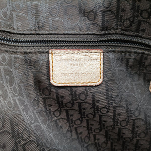 Pre-owned Christian Dior Gaucho Golden Leather  handbag | stylenewstar