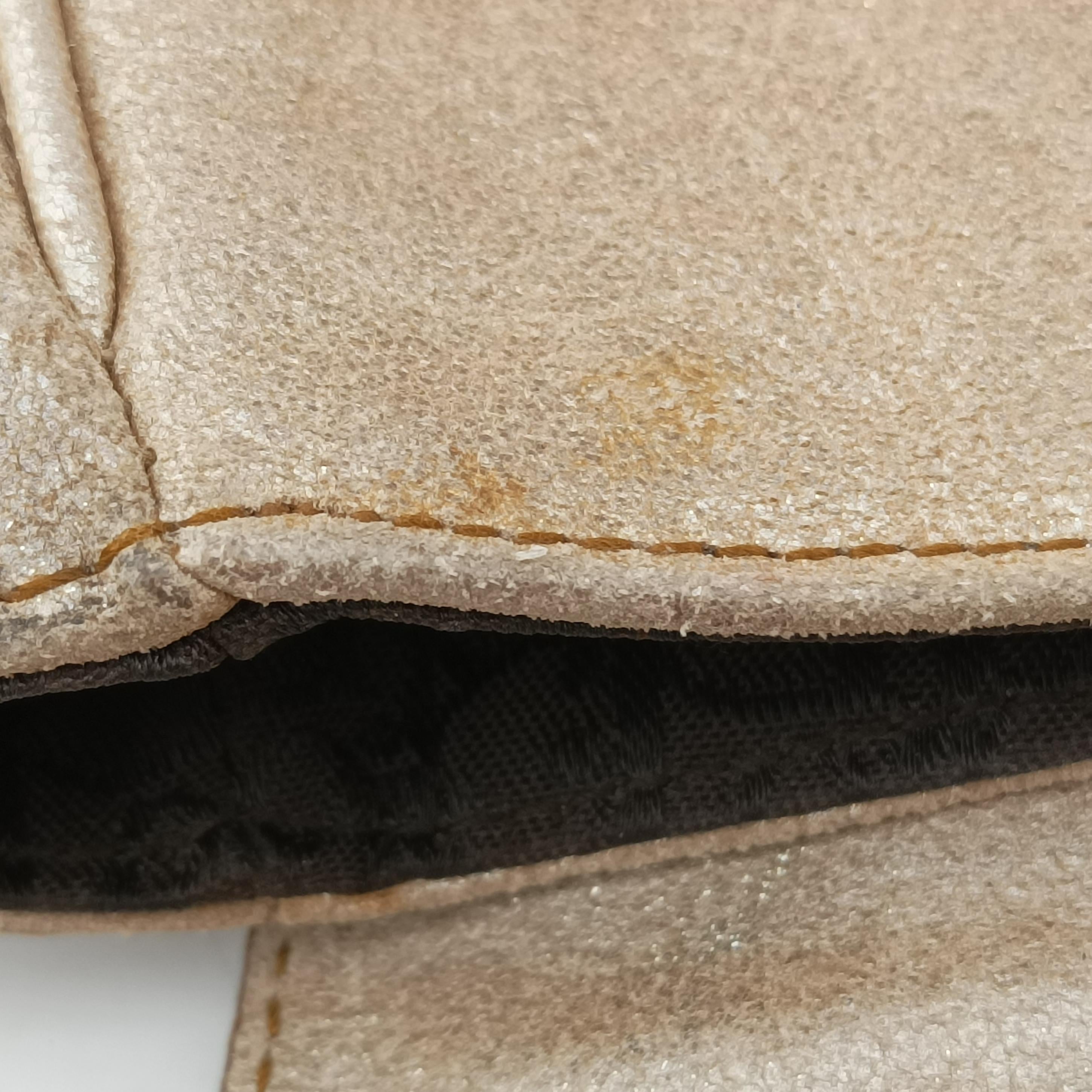 Pre-owned Christian Dior Gaucho Golden Leather  handbag | stylenewstar