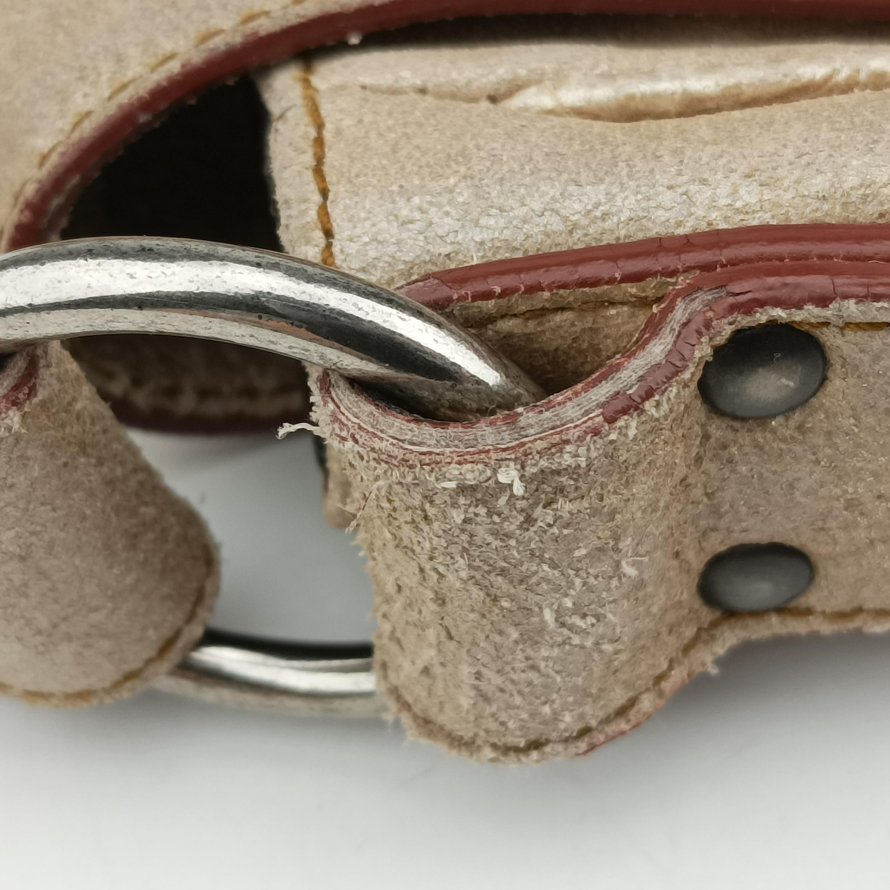 Pre-owned Christian Dior Gaucho Golden Leather  handbag | stylenewstar