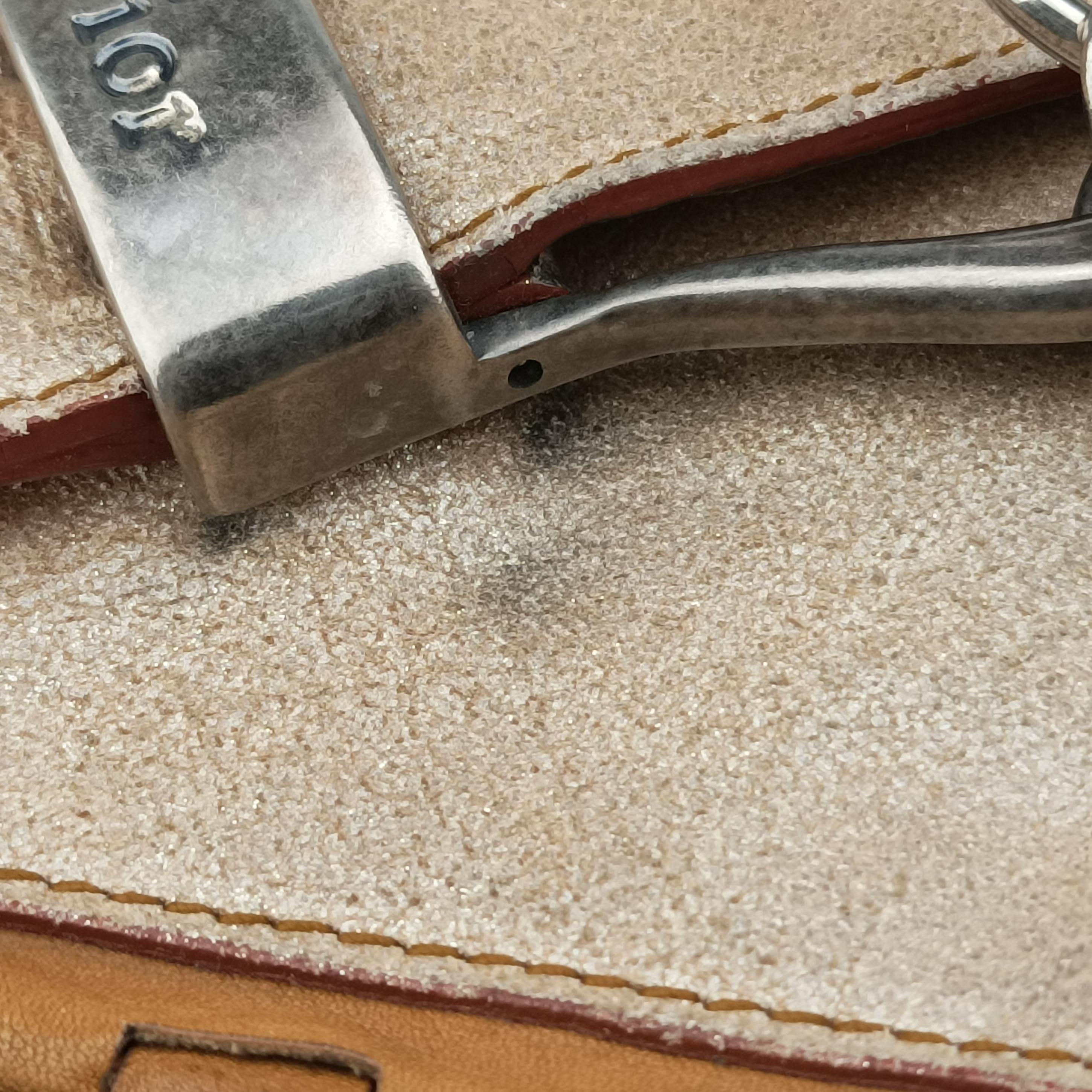 Pre-owned Christian Dior Gaucho Golden Leather  handbag | stylenewstar