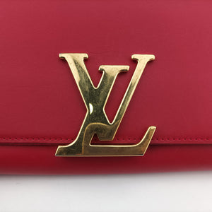 Secondhand Louis Vuitton Pochette Louise GM Red leather M94647 shoulderbag | stylenewstar
