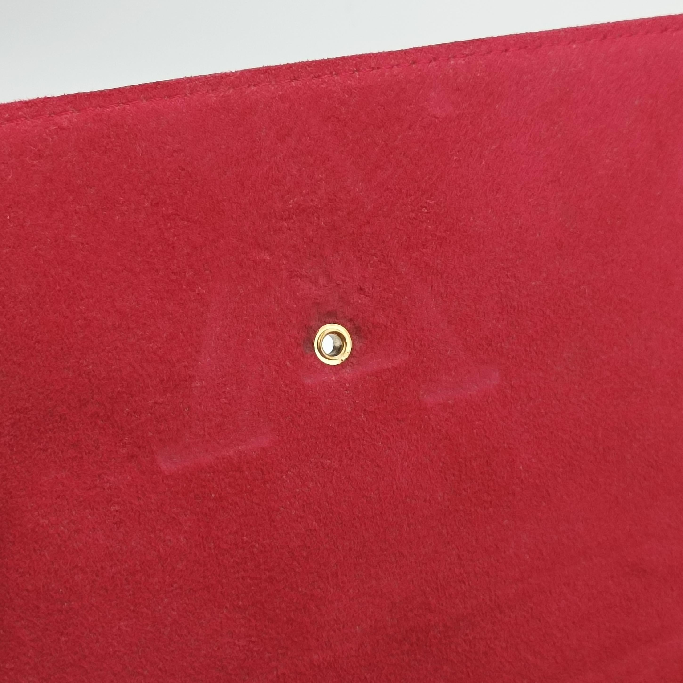 Secondhand Louis Vuitton Pochette Louise GM Red leather M94647 shoulderbag | stylenewstar