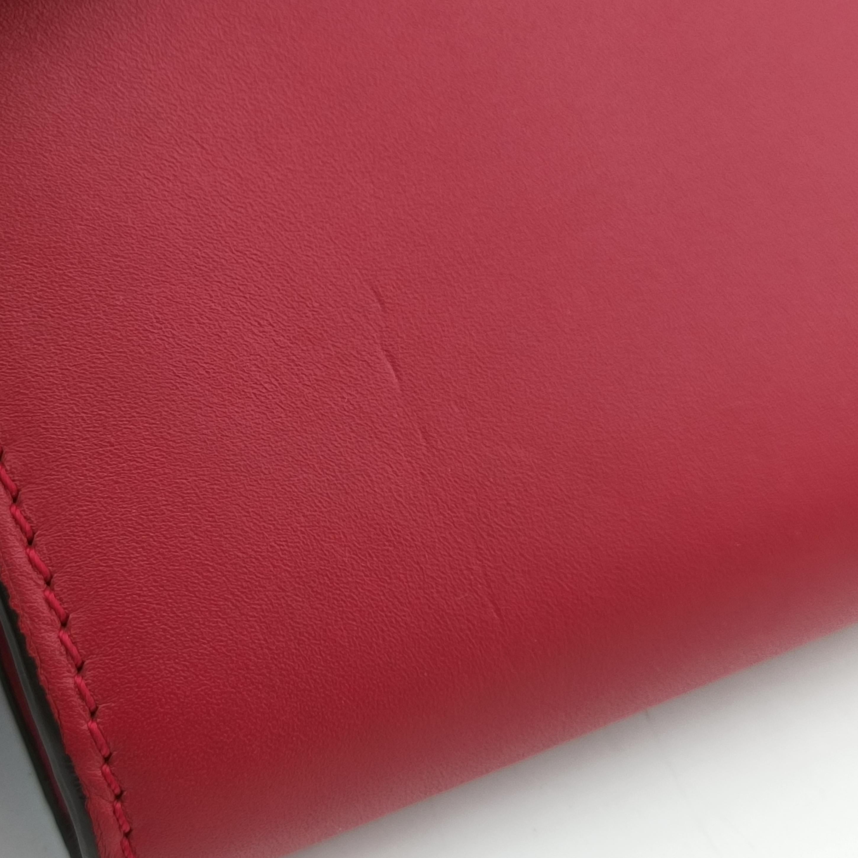 Secondhand Louis Vuitton Pochette Louise GM Red leather M94647 shoulderbag | stylenewstar