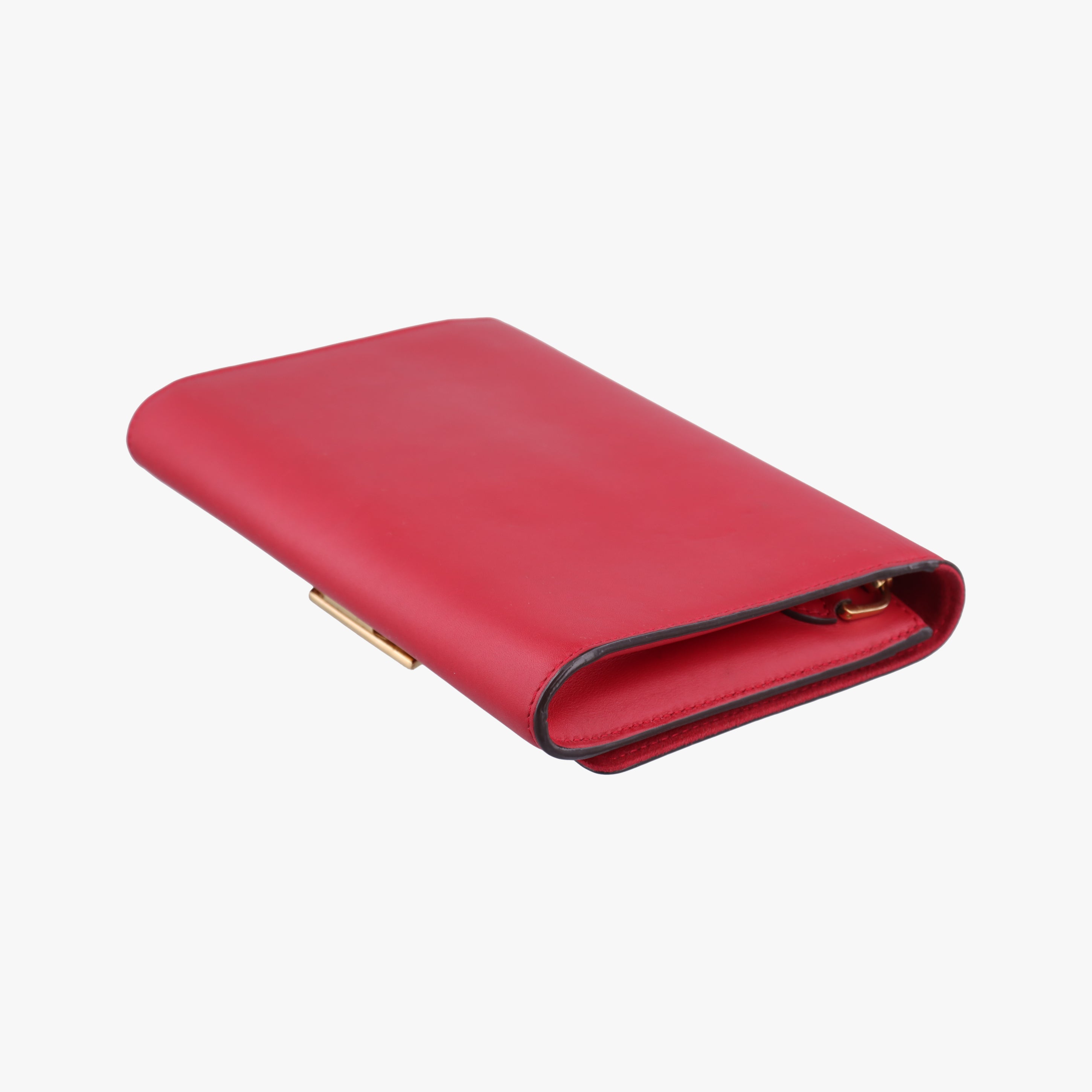 Secondhand Louis Vuitton Pochette Louise GM Red leather M94647 shoulderbag | stylenewstar