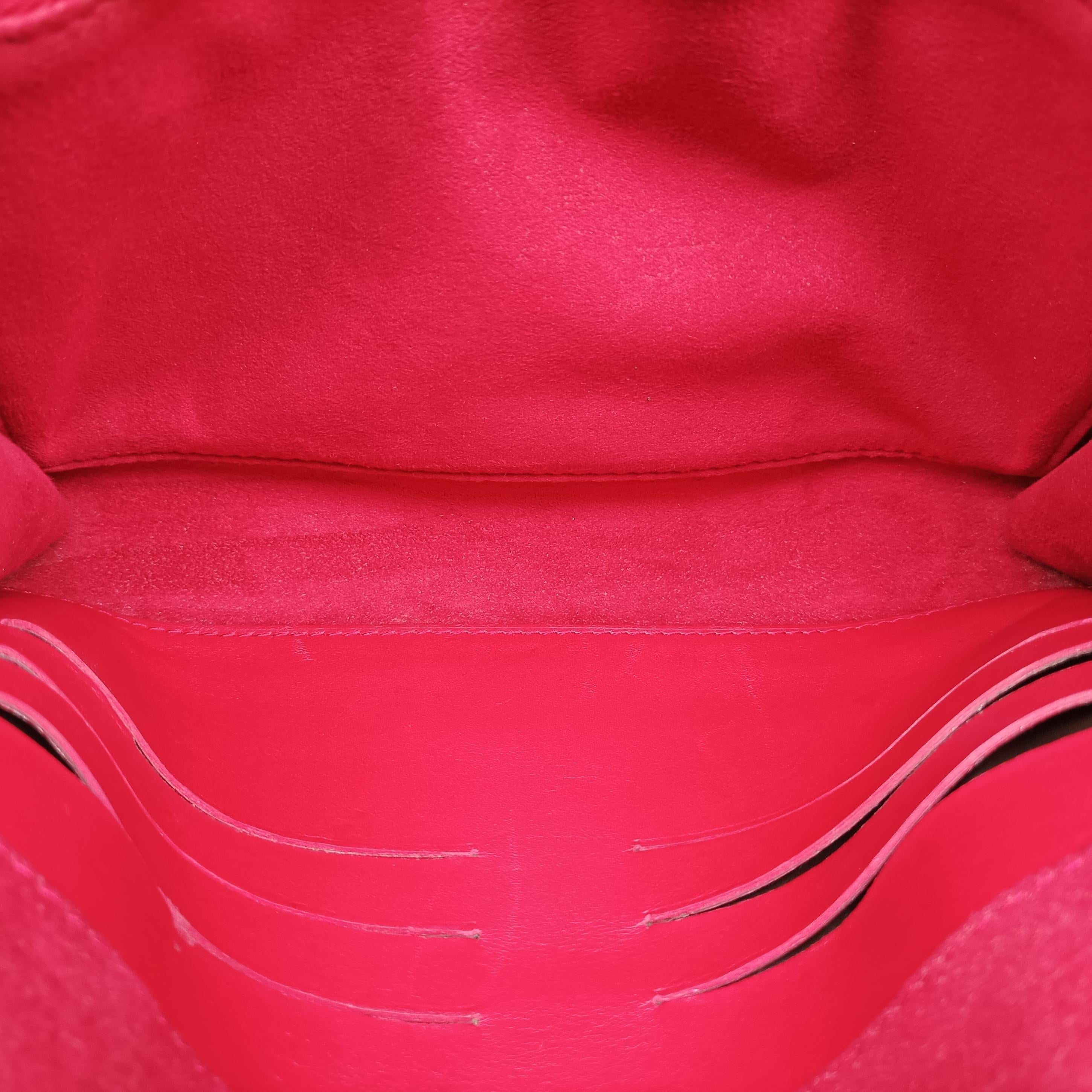 Secondhand Louis Vuitton Pochette Louise GM Red leather M94647 shoulderbag | stylenewstar