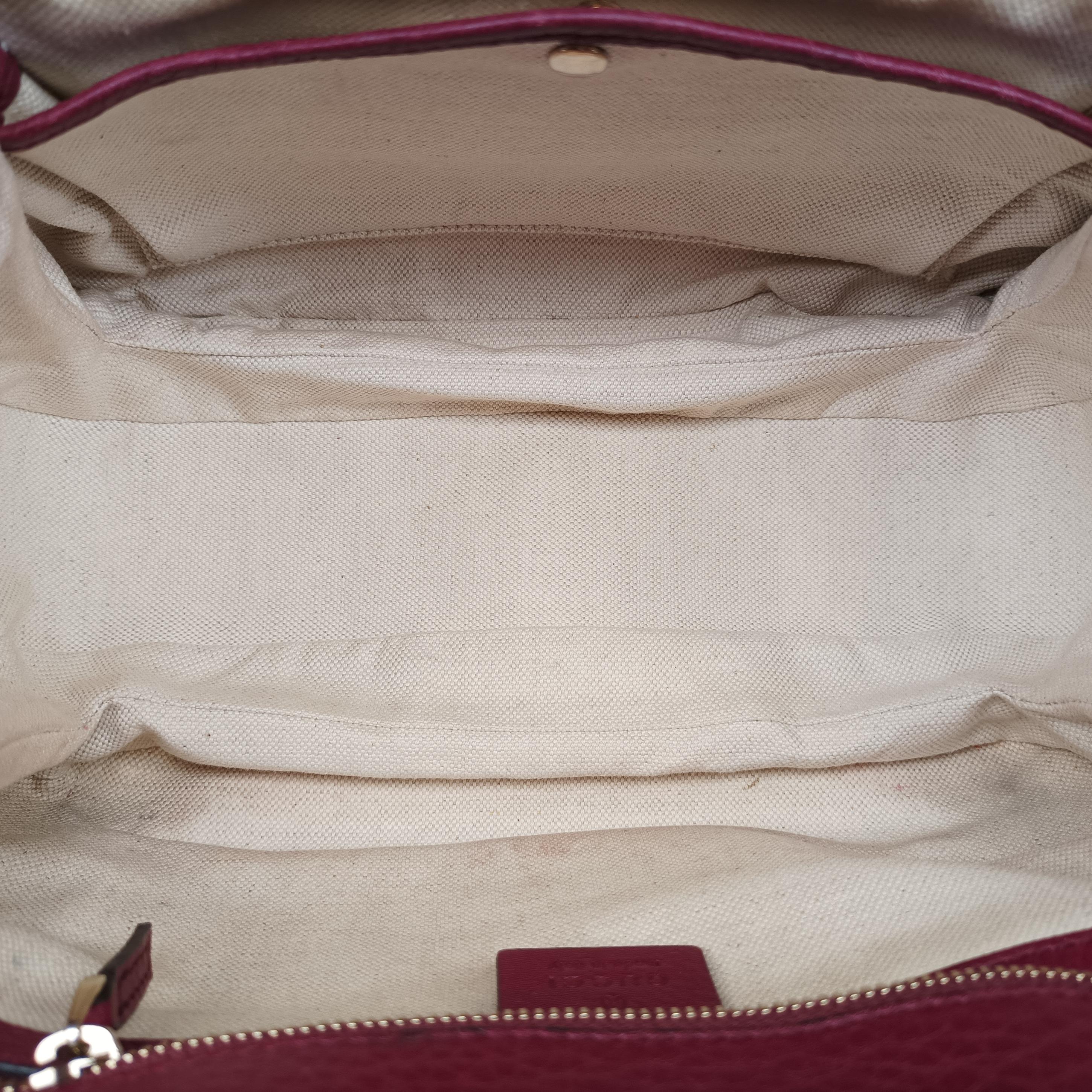 Secondhand Gucci New Bamboo Burgundy Leather 254884 shoulderbag | stylenewstar